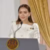 Tân Thủ tướng Thái Lan Paetongtarn Shinawatra phát biểu họp báo tại Bangkok, Thái Lan, ngày 18/8/2024. (Ảnh: THX/TTXVN)