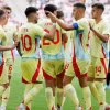 Tây Ban Nha giành vé đầu tiên vào tứ kết môn bóng đá nam Olympic Paris 2024. (Nguồn: Getty Images)