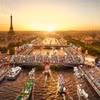 Mô phỏng lễ khai mạc Olympic Paris 2024.