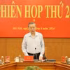 Tổng Bí thư, Chủ tịch nước Tô Lâm phát biểu chỉ đạo phiên họp. (Ảnh: Trí Dũng/TTXVN)