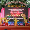Biểu diễn nghệ thuật tại chương trình. (Ảnh: Trần Lê Lâm/TTXVN)