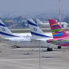 Máy bay của các hãng hàng không El Al Airlines, Israir và Arkia tại Sân bay Ben Gurion. (Nguồn: Globes)