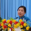 Bà Hồ Thị Cẩm Đào, Phó Bí thư Thường trực Tỉnh ủy Sóc Trăng. (Ảnh: Tuấn Phi/TTXVN)