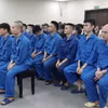 Các bị cáo tại phiên tòa. (Nguồn: báo Công an Nhân dân)