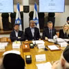 Toàn cảnh một cuộc họp nội các Israel tại Tel Aviv. (Ảnh: AFP/TTXVN)