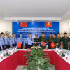 Hai bên ký kết biên bản ghi nhớ tại buổi hội đàm. (Ảnh: TTXVN phát)