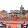 Chương trình nghệ thuật màn Sử thi mùa Xuân Kỷ Dậu 1789. (Ảnh: Minh Quyết/TTXVN)