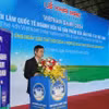 Ông Nguyễn Quang Trí, Giám đốc điều hành Marketing Vinamilk, phát biểu tại sự kiện khai mạc Triển lãm quốc tế ngành sữa và sản phẩm sữa 2024. (Nguồn: Vinamilk)