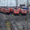 Tàu hỏa của Deutsche Bahn tại nhà ga ở Hagen, Đức. (Ảnh: AFP/TTXVN)