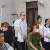 Các bị cáo trong vụ án. (Ảnh: Xuân Tư/TTXVN)