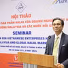 Ông Firdauz Othman, Tổng lãnh sự Malaysia tại TP. Hồ Chí Minh, phát biểu tại Hội thảo. (Ảnh: Xuân Anh/TTXVN)