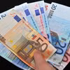 Đồng euro. (Ảnh: AFP/TTXVN) 