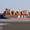 Tàu container mang tên 'MCS Aries'. (Nguồn: MarineTraffic)