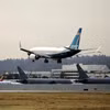 Máy bay Boeing 737 MAX tại nhà máy của Boeing ở Seattle, Washington, Mỹ. (Ảnh: AFP/TTXVN) 