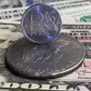 Đồng ruble của Nga.(Ảnh: AFP/TTXVN) 