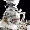 Trạm vũ trụ quốc tế ISS. (Ảnh: Roscomos TV/TTXVN)