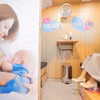Khách trải nghiệm phòng nuôi con bằng sữa mẹ tại sân bay quốc tế Đà Nẵng. (Ảnh: Minh Quyết/TTXVN)