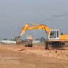 Một trong những dự án trọng điểm trên địa bàn các huyện Bến Lức và Đức Hòa, tỉnh Long An. (Ảnh: Thanh Bình/TTXVN) 