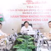 Quang cảnh Tọa đàm về Giải Báo chí toàn quốc phòng, chống tham nhũng, tiêu cực lần thứ tư, năm 2022-2023 tháng 6/2023. (Ảnh: Minh Đức/TTXVN)
