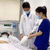 Một trẻ bị thương phải nhập viện do pháo tự chế gây ra. (Nguồn: Bệnh viện Lê Văn Việt, Thành phố Hồ Chí Minh)