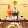Chủ tịch Quốc hội Trần Thanh Mẫn phát biểu. (Ảnh: An Đăng/TTXVN)