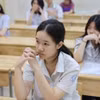 Học sinh trong kỳ thi vào lớp 10. (Nguồn: TTXVN)