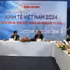 Quang cảnh Diễn đàn Kinh tế Việt Nam 2024 phiên thứ 3. (Ảnh: Hứa Chung/TTXVN)