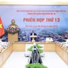 Thủ tướng Phạm Minh Chính chủ trì Phiên họp thứ 13 Ban Chỉ đạo nhà nước các công trình, dự án quan trọng quốc gia, trọng điểm ngành giao thông vận tải. (Ảnh: Dương Giang/TTXVN)