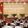 Toàn cảnh kỳ họp thứ 21 (chuyên đề) Hội đồng nhân dân tỉnh Bắc Ninh khóa XIX, nhiệm kỳ 2021-2026. ()Ảnh: Đỗ Huyền/TTXVN)