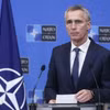 Tổng thư ký NATO Jens Stoltenberg phát biểu trong một cuộc họp báo ở Brussels, Bỉ. (Ảnh: EPA/TTXVN)