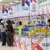 Các gian hàng trong một cửa hàng của Lotte Mart ở Seoul, Hàn Quốc ngày 6/9/2023. (Ảnh: Yonhap/TTXVN)