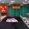 Quang cảnh buổi làm việc. (Ảnh: Lê Thúy Hằng/TTXVN)