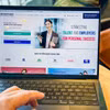 Ứng dụng AI tại chính website CareerViet giúp cho ứng viên có thể ứng tuyển nhanh chóng. (Ảnh: Minh Sơn/Vietnam+)