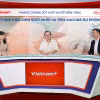 Phó Giáo sư-Tiến sỹ-bác sỹ Phạm Quang Thái cùng bác sỹ Trương Hữu Khanh tại tọa đàm do Báo Điện tử VietnamPlus tổ chức.