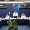 40 cuộc giao thương trực tiếp giữa các doanh nghiệp Hàn Quốc và Việt Nam đã diễn ra thành công. (Ảnh: KOTRA Hà Nội)
