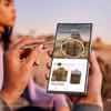 Chức năng "Vòng tròn tìm kiếm" trên điện thoại Galaxy S24 AI. (Ảnh: Samsung)