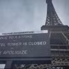 Nhân viên làm việc tại tháp Eiffel đình công từ ngày 19/2/ (Ảnh: AFP)
