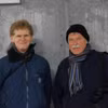 Hai nhà khoa học Cary Fowler, trái, và Geoffrey Hawtin chụp ảnh tại Kho hạt giống toàn cầu Svalbard ở Na Uy ngày 24 tháng 2 năm 2014. (Nguồn: AP)