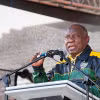 Lãnh đạo đảng ANC, ông Cyril Ramaphosa, đã được Quốc hội bầu lại làm Tổng thống Nam Phi. (Ảnh: AFP/TTXVN)