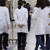 Nhân viên y tế tại một bệnh viện đa khoa ở Gwangju, Hàn Quốc. (Ảnh: AP)