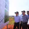 Ông Nguyễn Thái Học, Quyền Bí thư Tỉnh ủy Lâm Đồng kiểm tra thực tế tại Dự án quy hoạch Khu tái định cư phường Lộc Phát , thành phố Bảo Lộc. (Ảnh: Báo Lâm Đồng)