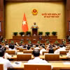 Bộ trưởng Bộ Văn hóa, Thể thao và Du lịch Nguyễn Văn Hùng trả lời chất vấn. (Ảnh: Doãn Tấn/TTXVN)