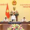 Chủ tịch Quốc hội Trần Thanh Mẫn phát biểu khai mạc Phiên họp thứ 35 của Ủy ban Thường vụ Quốc hội. Ảnh: An Đăng - TTXVN