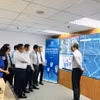 Sở Giao thông Vận tải Hà Nội khai trương triển khai thí điểm Trung tâm điều hành giao thông thông minh (TOC). (Ảnh: Tuyết Mai/TTXVN)