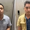 Đối tượng Bùi Minh Ngọc (trái), Nguyễn Trung Sáng. (Ảnh: TTXVN phát)
