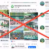Cảnh báo hình thức lừa đảo mạo danh các giải chạy của Vietcombank. (Ảnh: Vietnam+)