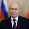 Tổng thống Nga Vladimir Putin phát biểu tại Moskva ngày 5/10/2023. (Ảnh: AFP/TTXVN)