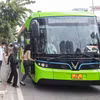 Hà Nội sẽ tiếp tục triển khai thêm các tuyến xe buýt áp dụng thẻ, vé điện tử. (Ảnh: Việt Hùng/Vietnam+)