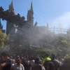 Du khách vui chơi tại công viên giải trí Universal Studios Hollywood. (Nguồn: Getty Images)