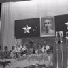 Chủ tịch Hồ Chí Minh phát biểu tại phiên khai mạc Đại hội Mặt trận Dân tộc thống nhất toàn quốc, ngày 5/9/1955. (Ảnh: Tư liệu TTXVN)